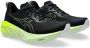 ASICS NOVABLAST 4. Hardloopschoenen Unisex-Zwart Blauw Expanse - Thumbnail 1