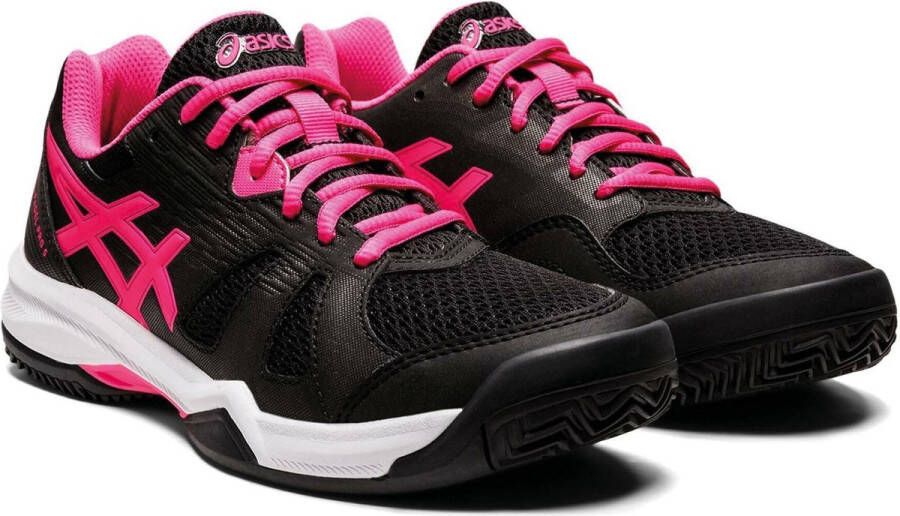 ASICS Gel Padel Pro 5 padelschoenen zwart roze