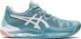 ASICS Padelschoen Tennisschoen Gel Resolution 8 Clay Dames Blauw - Thumbnail 1