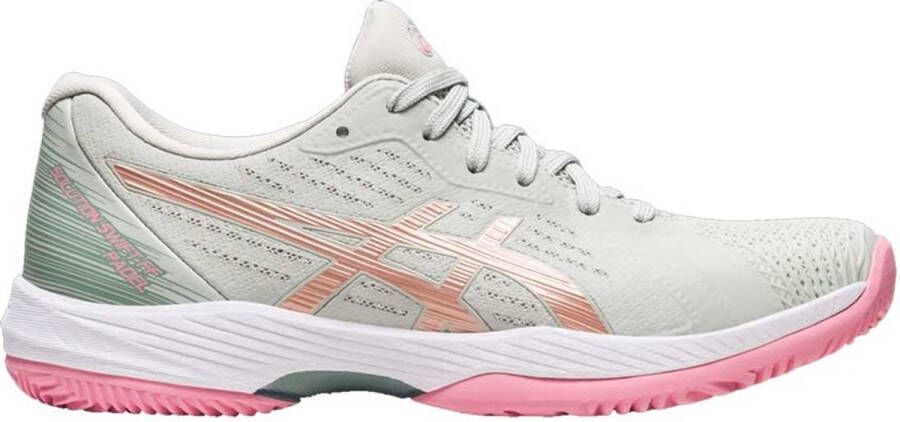 ASICS Padelschoen Tennisschoen Solution Swift FF Dames Groen Roze