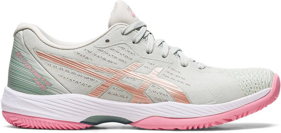 ASICS Padelschoen Tennisschoen Solution Swift FF Dames Groen Roze