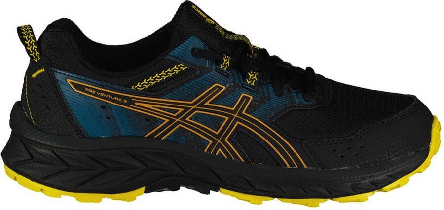 ASICS Pre Venture 9 GS 1014A276-001 voor een jongen Zwart Hardloopschoenen Sportschoenen
