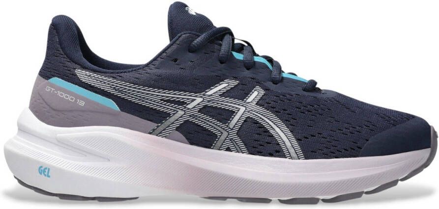 ASICS GT-1000 13 hardloopschoenen donkerblauw lila aqua