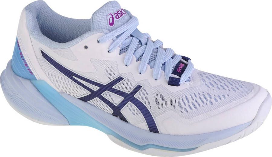 ASICS Sky Elite ff 2 Dames Sportschoenen Volleybal Indoor wit lichtblauw