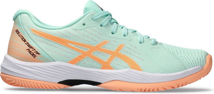 ASICS solution swift ff padel Padelschoenen dames lichtgroen mint