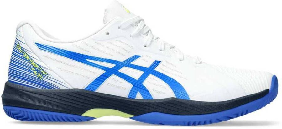 ASICS Padelschoen Solution Swift FF Padel Heren Wit Blauw