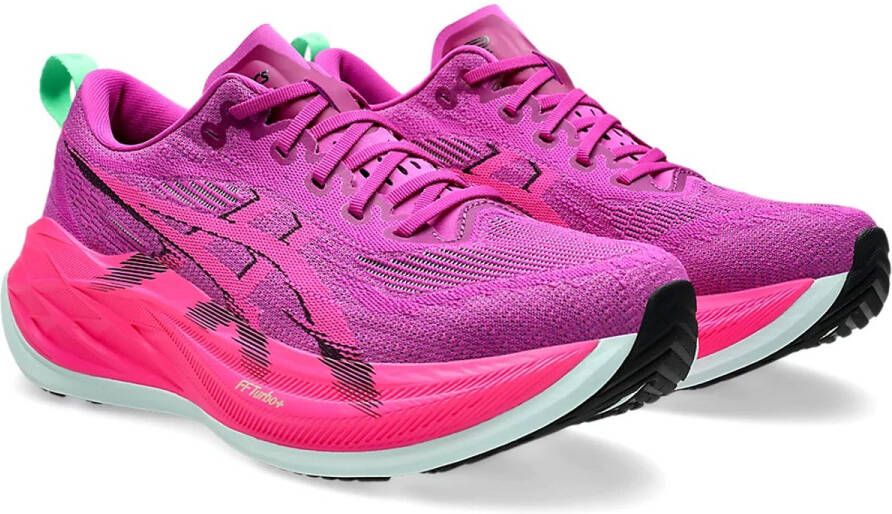 ASICS Superblast. Hardloopschoenen Unisex-AURORA GROENE BLAUWE UITSTRALING