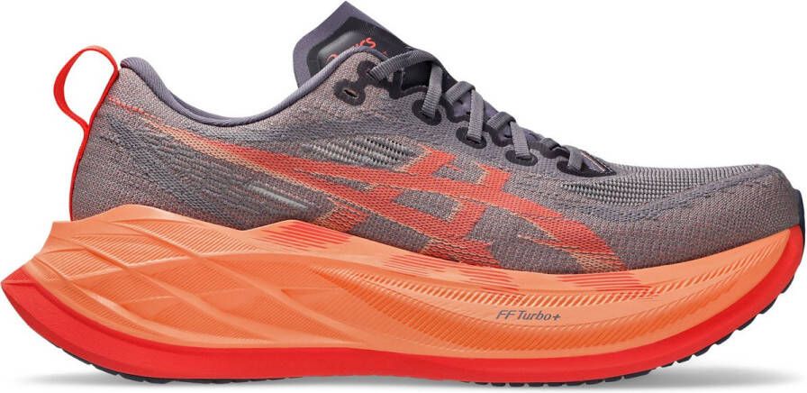 ASICS Superblast 2. Hardloopschoenen. Unisex Greyish Purple Coral Reef
