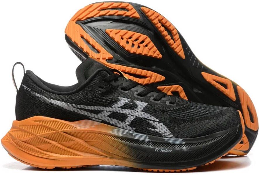 ASICS Superblast 2. Hardloopschoenen. Unisex Zwart Oranje