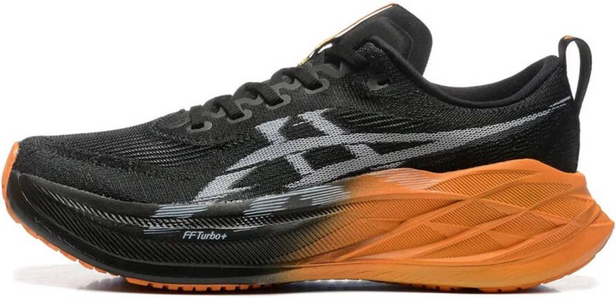 ASICS Superblast 2. Hardloopschoenen. Unisex Zwart Oranje