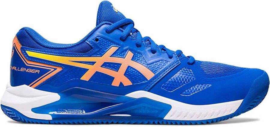 ASICS Tennisschoen Padelschoen Gel Challenger 13 Clay Heren Blauw Oranje