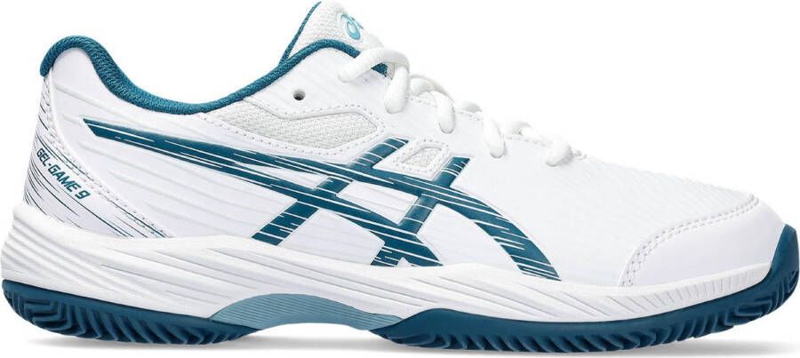 ASICS Tennisschoen Gel Game 9 GS Clay OC Junior Wit Blauw