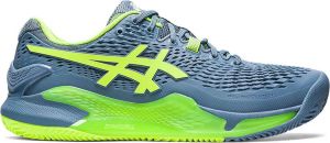 ASICS Tennisschoen Padelschoen Gel Resolution 9 Clay Blauw Groen
