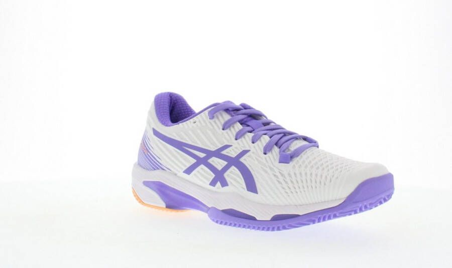 ASICS Tennisschoen Padelschoen Solution Speed FF 2 Clay Dames Wit Paars - Foto 2