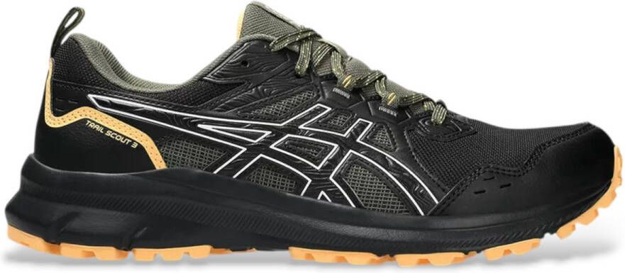 ASICS Trail Scout 3 heren trail hardloopschoenen zwart Uitneembare zool - Foto 2