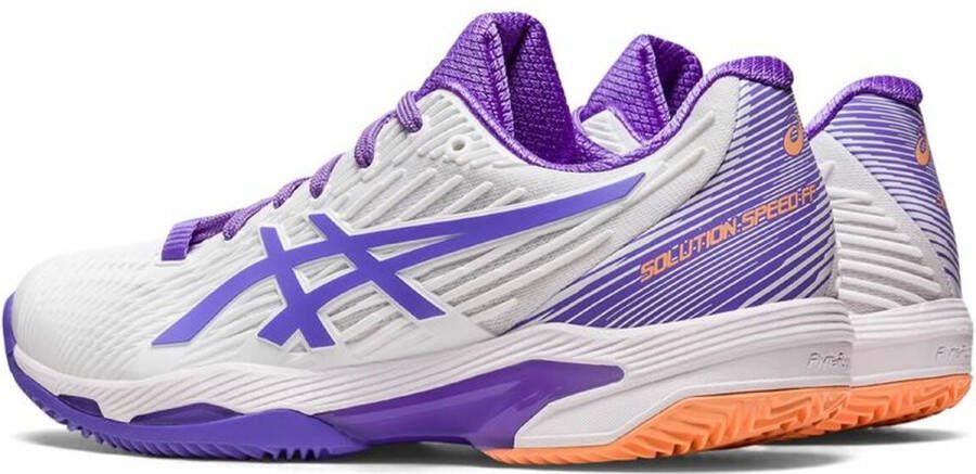 ASICS Women's Tennis Shoes Solution Speed FF 2 Clay Lady White