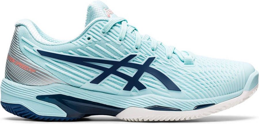 ASICS Women's White And Blue Solution Speed Ff 2 Clay 1042a134