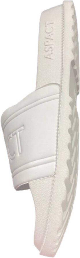 Aspact Witte Rock Slide Trendy Design White Heren