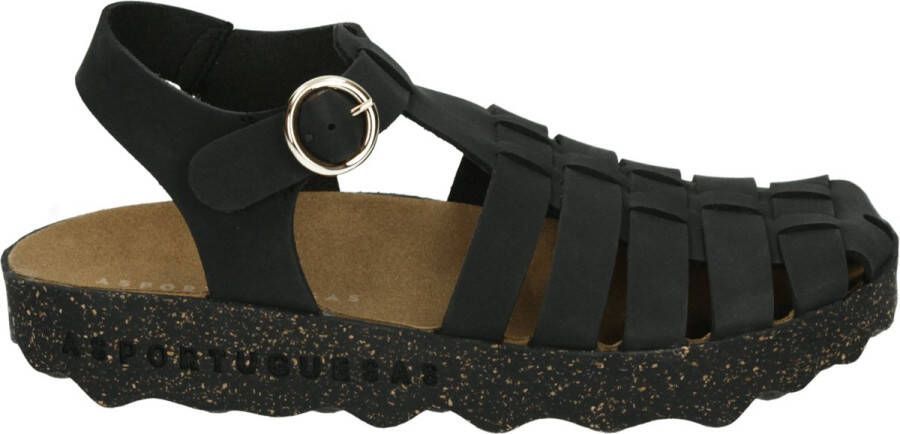 Asportuguesas CALIX Sandalen met hakDames Sandalen Zwart