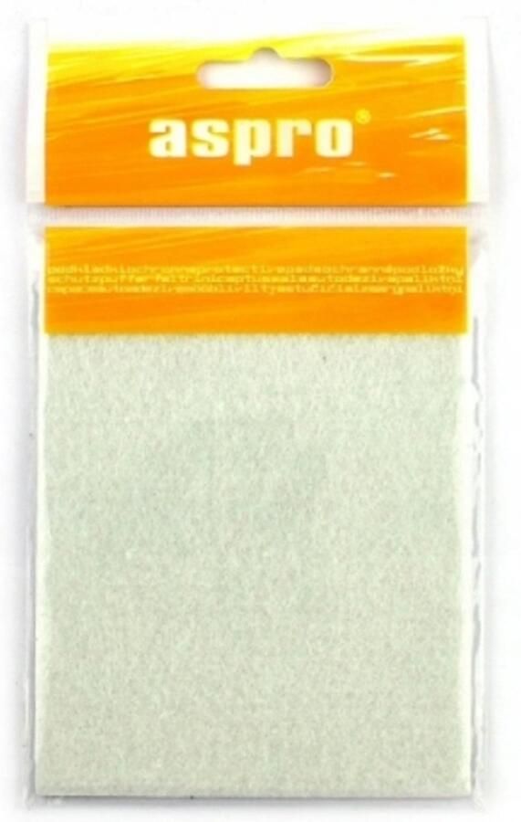 Aspro Zelfklevende Viltpads 10x Wit 1 stuk