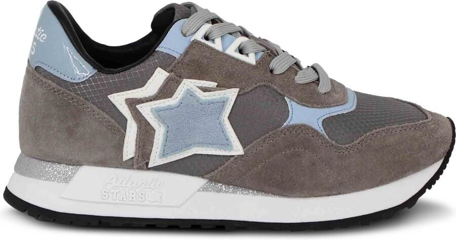 Atlantic stars Dames Sneakers Textiel Fluweel Rubber Zool Brown Dames