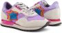 Atlantic stars Stijlvolle Stoffen en Suède Sneakers Brown Dames - Thumbnail 4