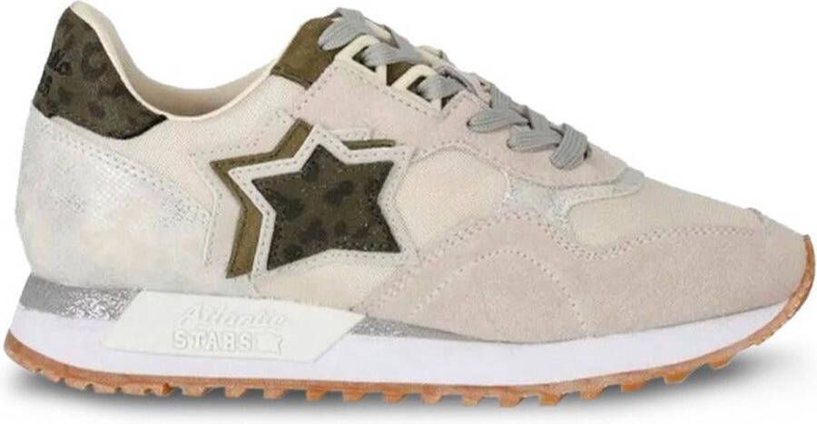 Atlantic stars Dames Sneakers Textiel Fluweel Rubber Zool Brown Dames
