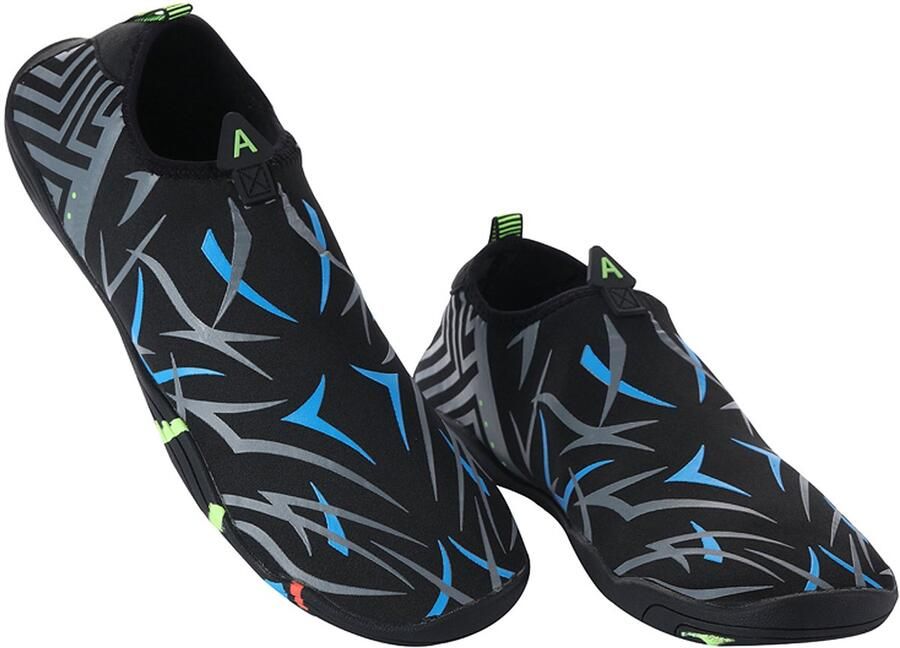 Atlantis Happy Feet Waterschoenen voor volwassenen Zwart Blauw