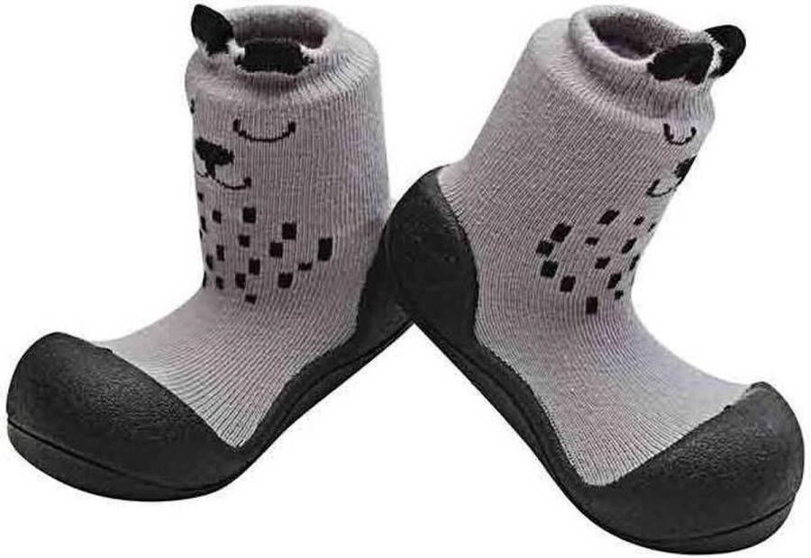 Attipas Cutie grijs babyschoenen eerste loopschoentjes 12-18 maanden