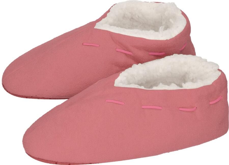 Attrezzo Pantoffels Spaanse Sloffen Roze lijk warm!