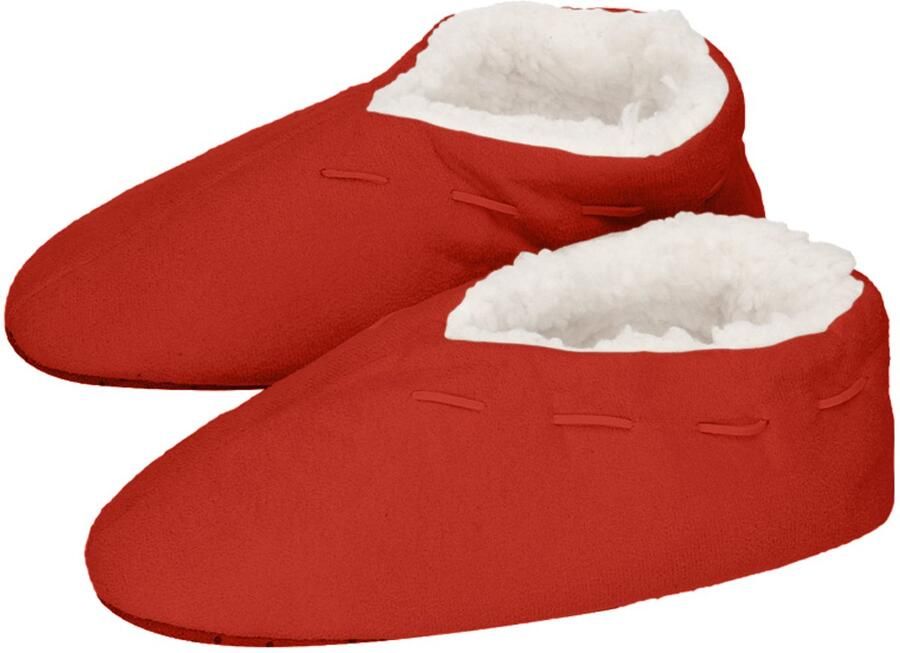 Attrezzo Pantoffels Heren Spaanse Sloffen Rood Heerlijk warm!