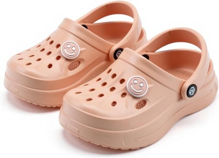 Attrezzo Slippers Badslippers Klompen Clogs Kinderen Zalm