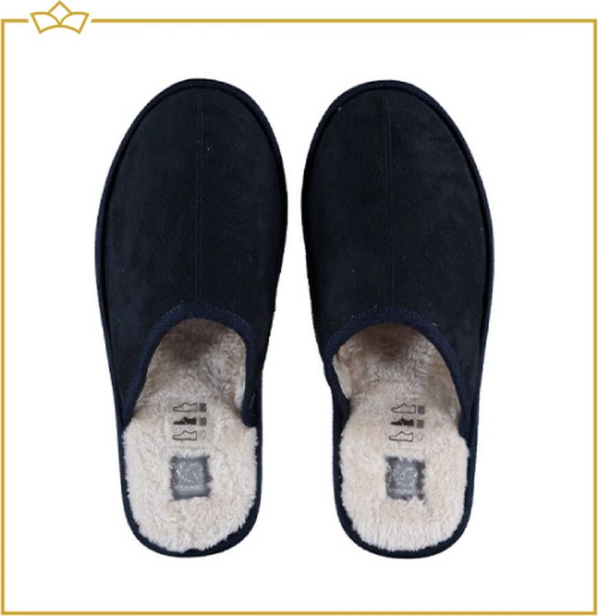 Attrezzo Sloffen voor en Blauw pantoffels Altijd warme voeten! - Foto 2