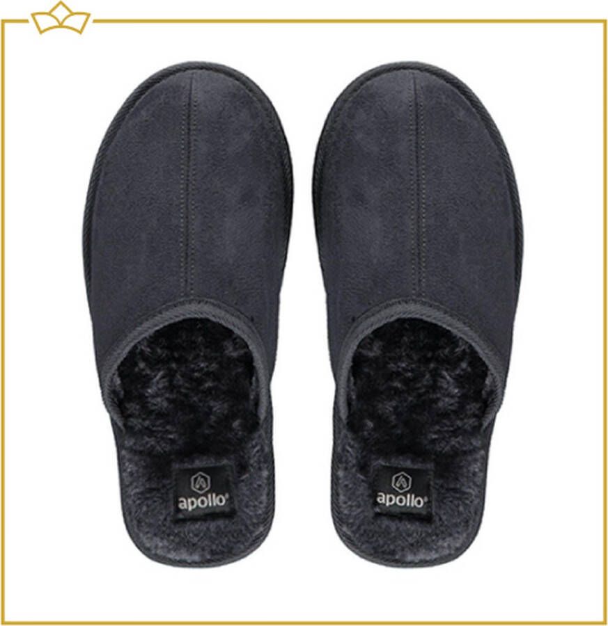 Attrezzo Sloffen voor en Grijs pantoffels Altijd warme voeten!