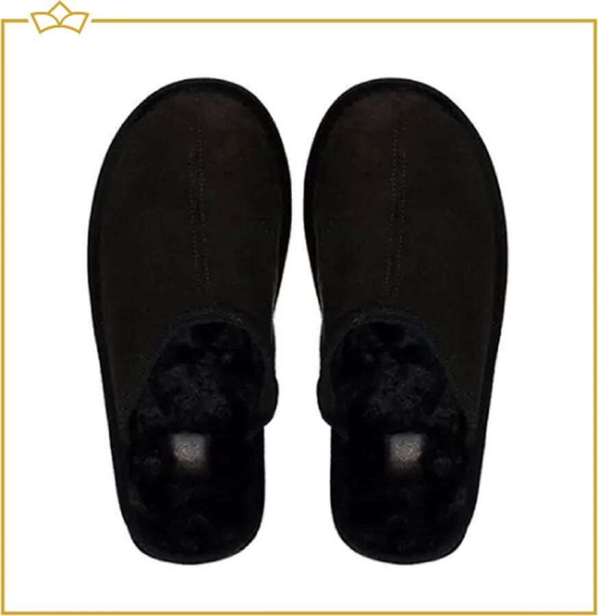 Attrezzo Sloffen voor en Zwart pantoffels Altijd warme voeten! - Foto 2