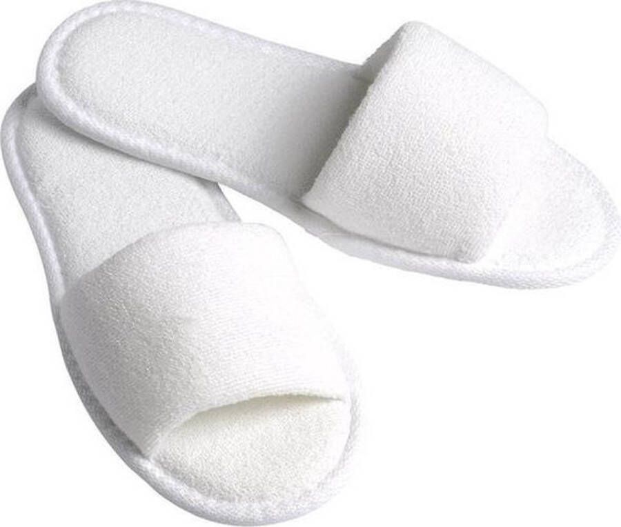Sauna Poolcare Badstof Sauna slippers (Open teen) ook als zonnebank slippers