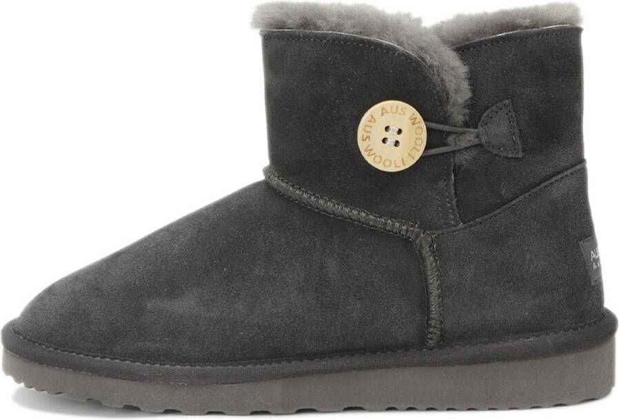 Aus Wooli Short Sheepskin Button Boot Cabarita