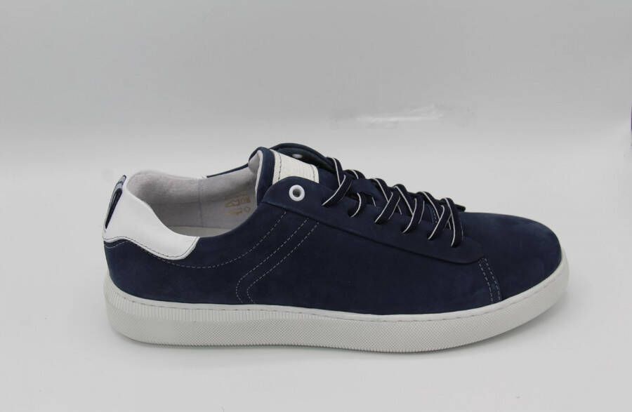 Australian Winchester- 1520- Blauwe herenschoen witte accenten- veter