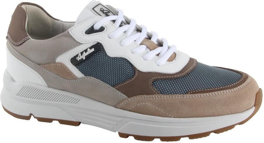 Australian Halifax KI5 Sneakers Grey Beige White Nubuck Heren Breedte H Grijs Beige Wit - Foto 2
