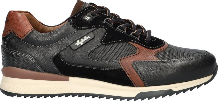 Australian Bakersville Sneakers Heren Leren Sneaker Zwart