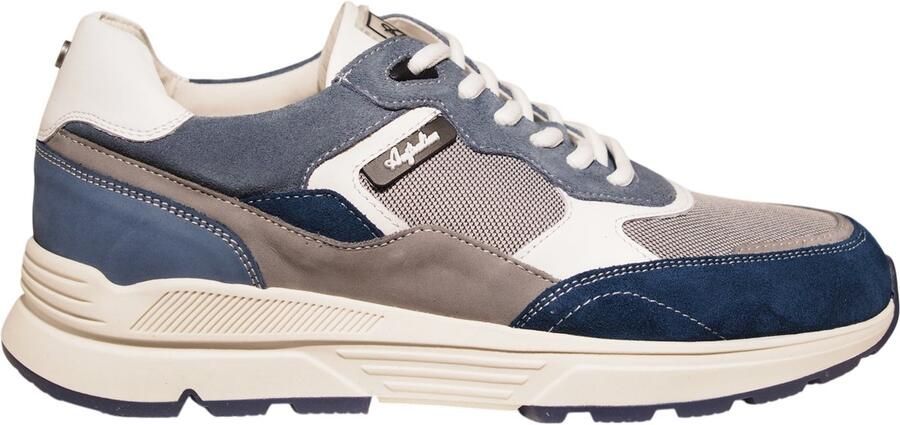 Australian blauwe suède combi heren sneakers Halifax