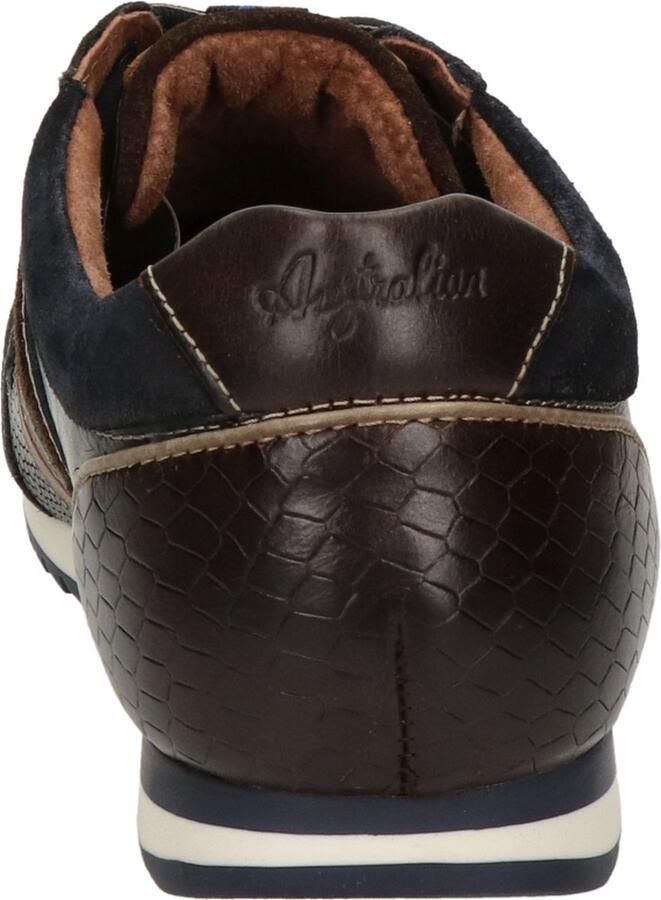 Australian Camaro Lage sneakers Leren Sneaker Heren Blauw - Foto 8