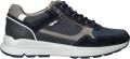 Australian Connery Heren Sneaker 15.1646.02-SO2 Blauw Grijs Wijdte H - Blauw
