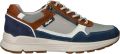 Australian Connery H 15.1646.04 KB3 grey blue tan heren sneakers - Grijs