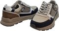 Australian Connery Taupe Beige 15.1682.03-L68 Bredere Casual Sneaker - Bruin
