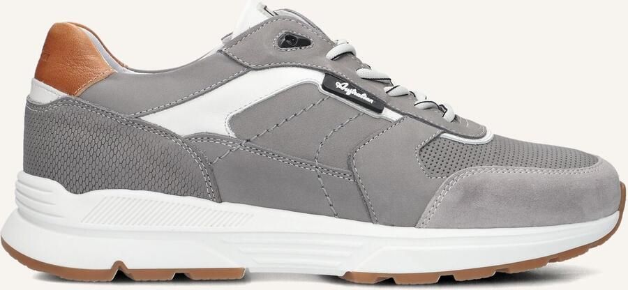 Australian HEREN SNEAKERS GRIJS 15.1691.01-K01 COVILHA GREY LEATHER K01 GREY-WHITE