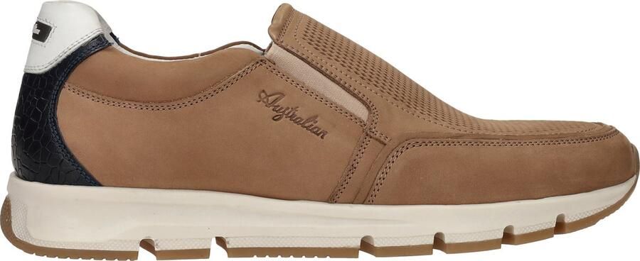 Australian Instappers & Mocassins Eagle Nubuck Sand-beige Zand - Foto 3