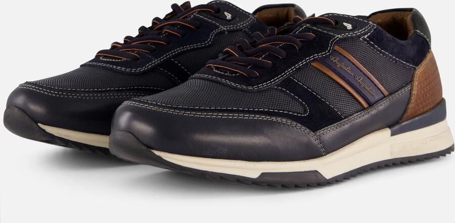 Australian Filmon Sneakers Leren Sneaker Heren Blauw - Foto 2