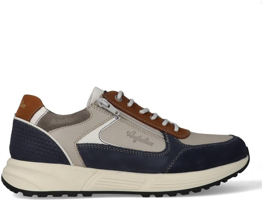 Australian Footwear Australian 15.1703.01 KB3 hawker grey leather grijs multi heren