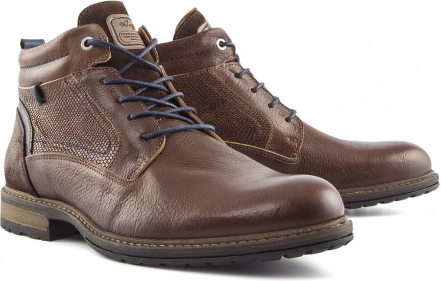 Australian Conley Leather T02 15.1212.02 Tan Black Bruin Heren - Foto 12